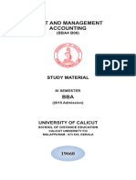 SLM-BBA4 B06 - Cost and Management Accounting