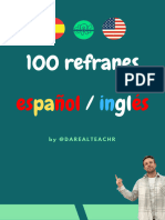 100 Refranes Español Inglés