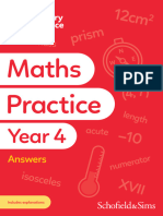 Primary Practice Maths Year 4 Answers