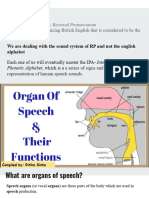 Organs of Speech Part 1