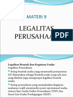 Legalitas Perusahaan 4 Slide
