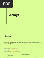 07 Arrays