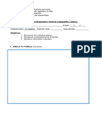 1° - Evaluación Diagnóstica Historia