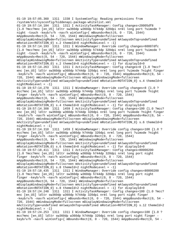 Log | PDF | Computer Architecture | Software Development