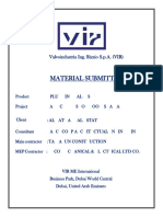 Plumbing Submittal - VIR - BMW SHOWROOM Valves