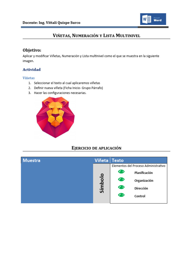 CREAR UNA LISTA visual data 6