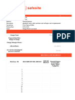 Change Risk Assessment Template