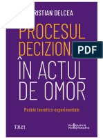 Procesul Decizional in Actul de Omor