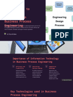 Introduction To Information Technology in Business Process Engineering