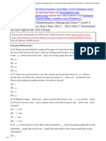 IMO Level 2 Class 7 Paper 2013 2014 Part 7