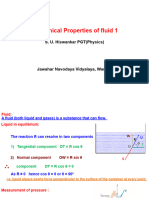 Mechanical Properties of Fluid p1