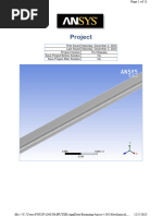 Point Load On Cantilever Beam Using Ansys Workbench