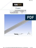 Point Load On Cantilever Beam Using Ansys Workbench