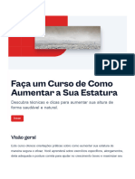 Faca Um Curso de Como Aumentar A Sua Estatura