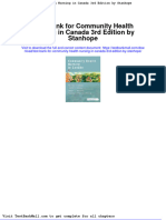 Full download Test Bank for Community Health Nursing in Canada 3rd Edition by Stanhope pdf full chapter