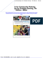 Full Download Test Bank For Community Policing Partnerships For Problem Solving 7th Edition Miller PDF Full Chapter