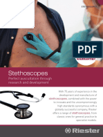 Riester Stethoscope Set Brochure EN