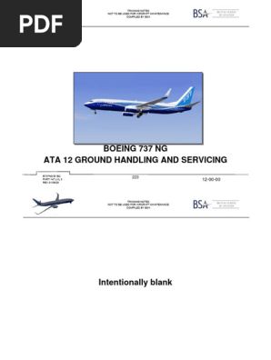 Boeing 737 NG ATA 12 Servicing Guide | PDF | Valve | Duct (Flow)
