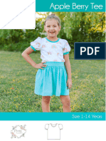 Peony Patterns Apple Berry Tee Print at Home Pattern and Tutorial 2