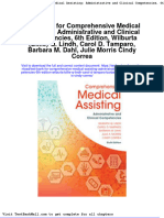 Full download Test Bank for Comprehensive Medical Assisting Administrative and Clinical Competencies 6th Edition Wilburta Billie q Lindh Carol d Tamparo Barbara m Dahl Julie Morris Cindy Correa pdf full chapter