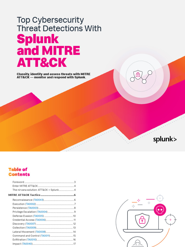 MITRE ATT&CK Tactics with Splunk Insights | PDF | Malware | Security