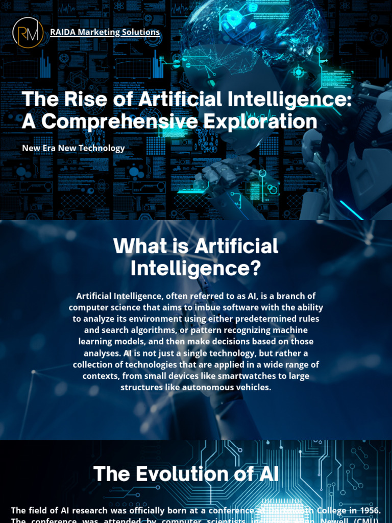 The Rise of Artificial Intelligence A Comprehensive Exploration | PDF ...
