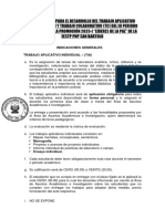 Lineamientos Del Trabajo Aplicativo Del Iii Periodo Académico de La Promoción 2023-I