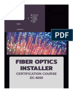 DC-6000 Fiber Optic Installer Certification Course - Marcraft