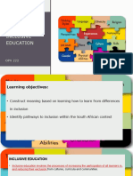 White Paper 6: Inclusive Education in SA | PDF | Inclusion (Education ...