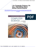 Full Download Test Bank For Computer Science An Overview 13th Edition Glenn Brookshear Dennis Brylow PDF Full Chapter