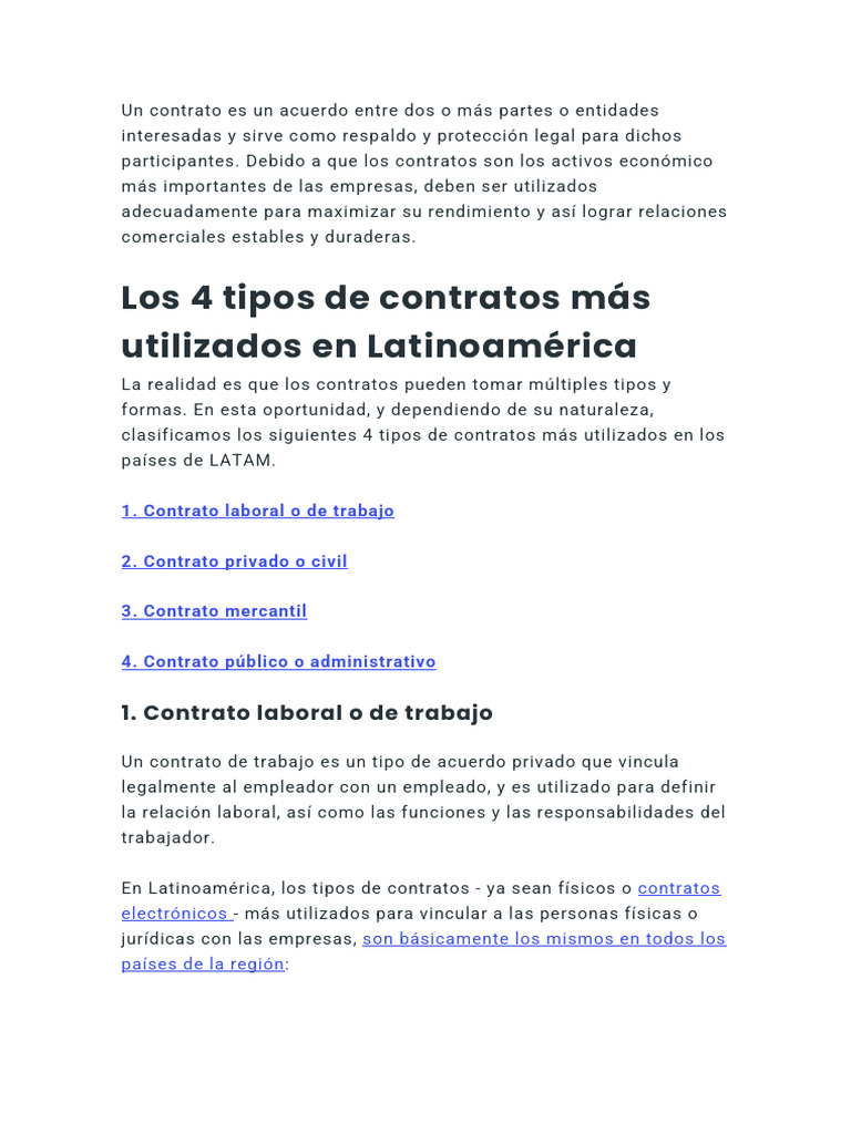 Derecho de Contratos | PDF | Derecho laboral | Business