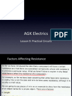 AGK - Electrics 9 Practical Circuits