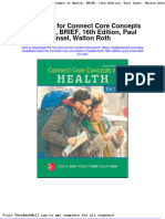 Full Download Test Bank For Connect Core Concepts in Health Brief 16th Edition Paul Insel Walton Roth PDF Full Chapter