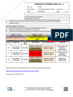 DT Welding Course Schedule 2021