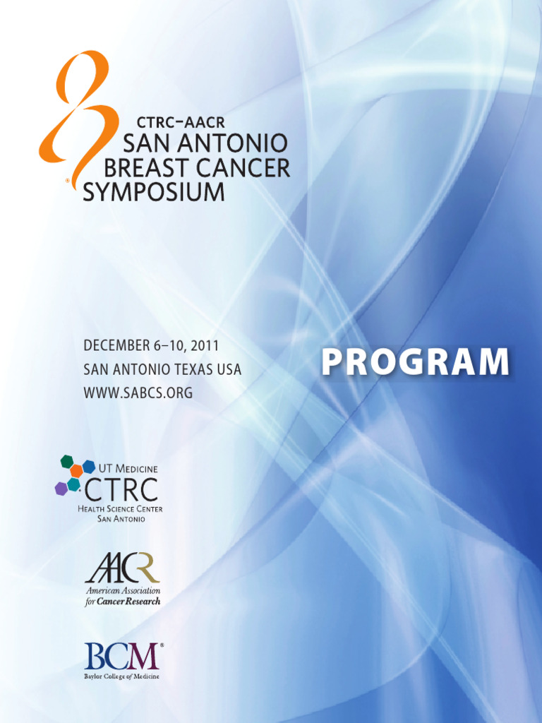 S abcs 2011 final program book pdf breast cancer cancer