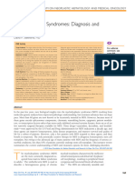Myelodysplastic Syndromes Diagnosis and Treatment