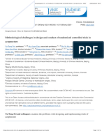 Acupuncture: How To Improve The Evidence Base: Methodological Challenges in Design and Conduct of Randomised Controlled Trials in Acupuncture - PMC