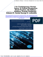 Full download Test Bank for Contemporary Human Behavior Theory a Critical Perspective for Social Work Practice 4th Edition Susan p Robbins Pranab Chatterjee Edward r Canda George s Leibowitz pdf full chapter