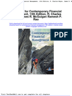 Full Download Test Bank For Contemporary Financial Management 13th Edition R Charles Moyer James R Mcguigan Ramesh P Rao PDF Full Chapter