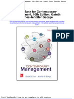 Full Download Test Bank For Contemporary Management 10th Edition Gareth Jones Jennifer George PDF Full Chapter