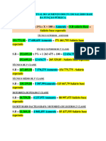 Calco Percentual Do Aumento Dos Saláio Base Da Função Pública