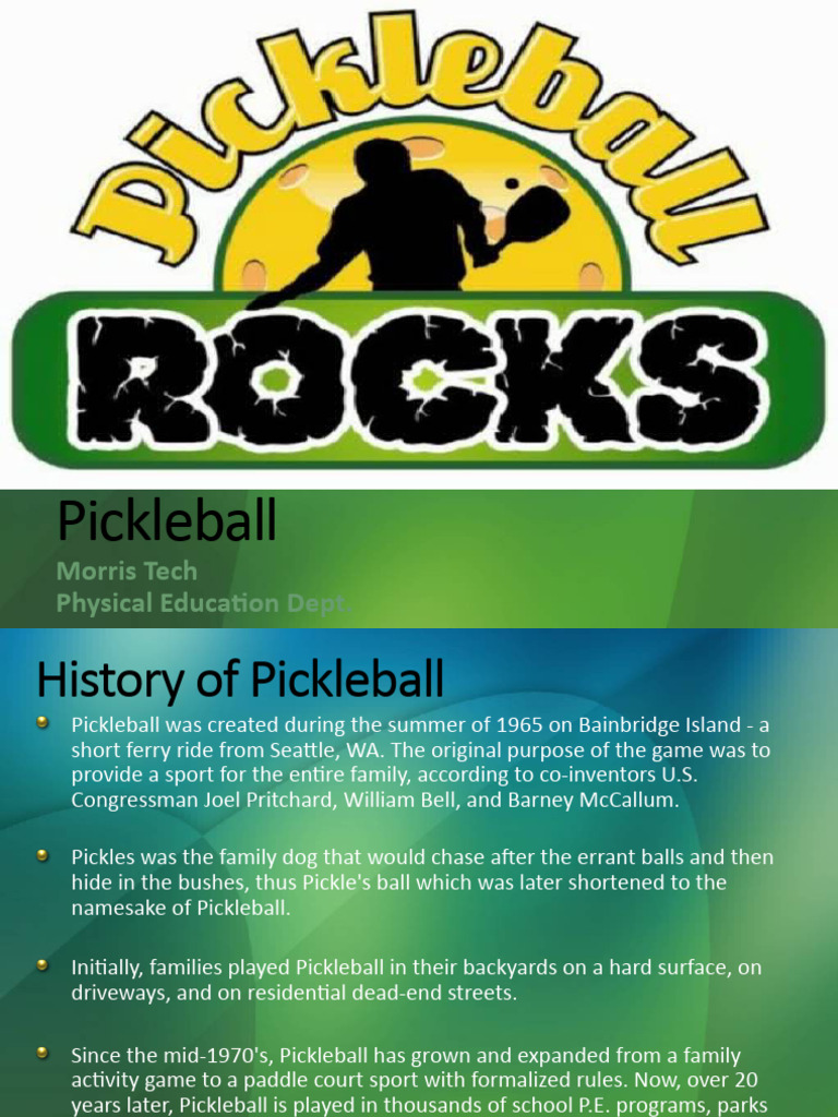 Pickleball PPT | PDF | Sports | Ball Games