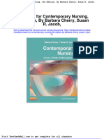 Full Download Test Bank For Contemporary Nursing 6th Edition by Barbara Cherry Susan R Jacob PDF Full Chapter