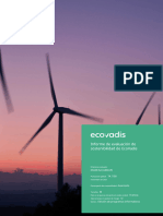Informe de Evaluación de Evaluación de Sostenibilidad EcoVadis - Resultado Grupo ESKER SA