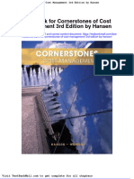 Full Download Test Bank For Cornerstones of Cost Management 3rd Edition by Hansen PDF Full Chapter