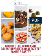 Certificate Course in Professional Eggfree Baking & Pastry