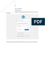 Instructivo SUBIR CONTENIDO A BLOG WORDPRESS