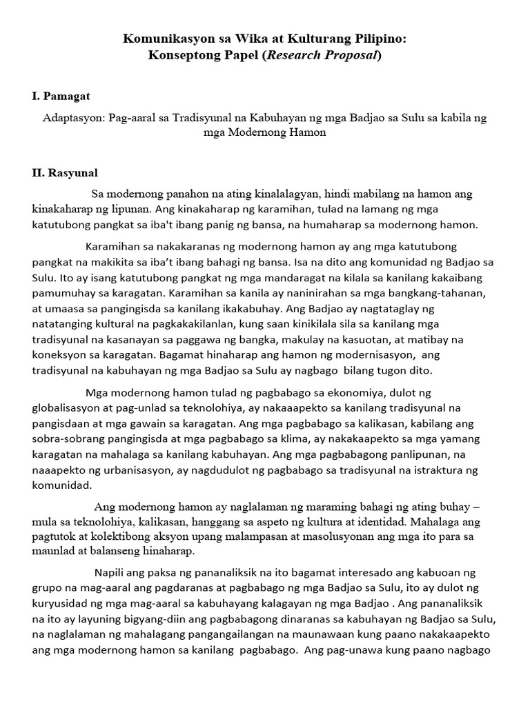 Konseptong Papel | PDF