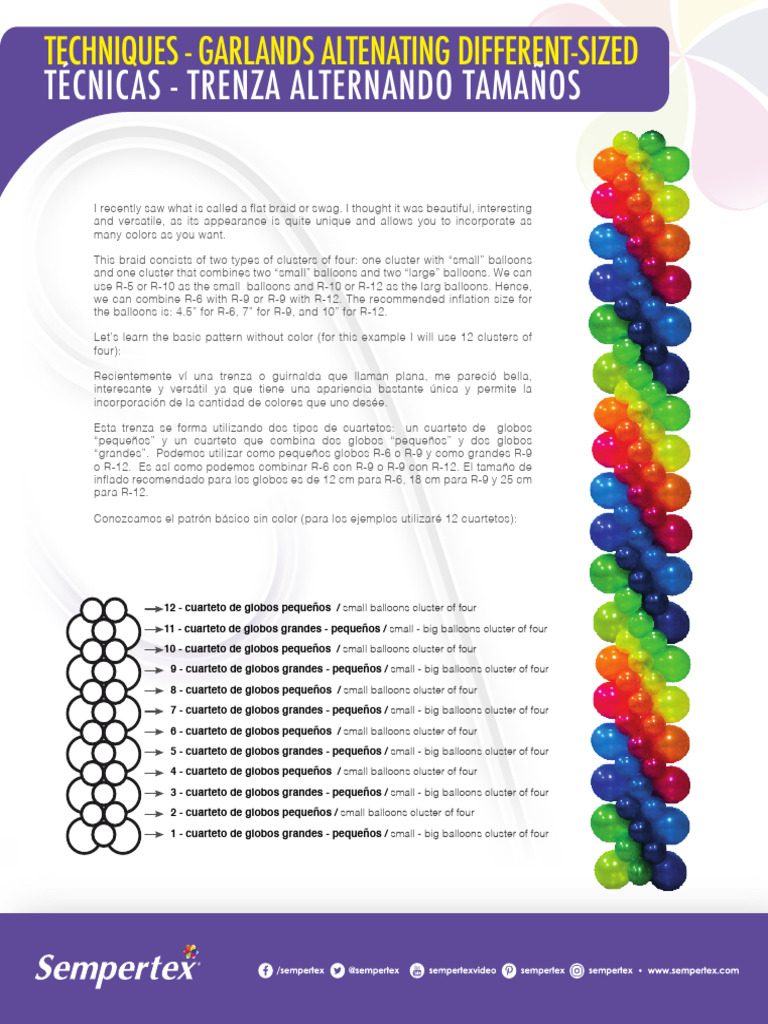 Trenza Alternando Tamanos | PDF