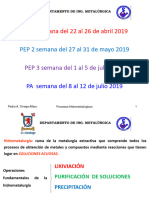 (PEP I) 2. Lixiviacion y Diagramas de Pourbaix (Clase 02 04 2019)